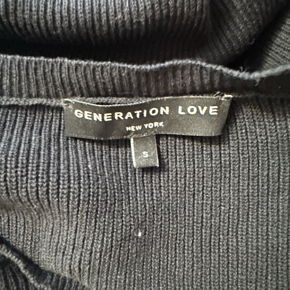 Generation Love Ribbed Cotton Sweater Size S - Picture 4 of 5